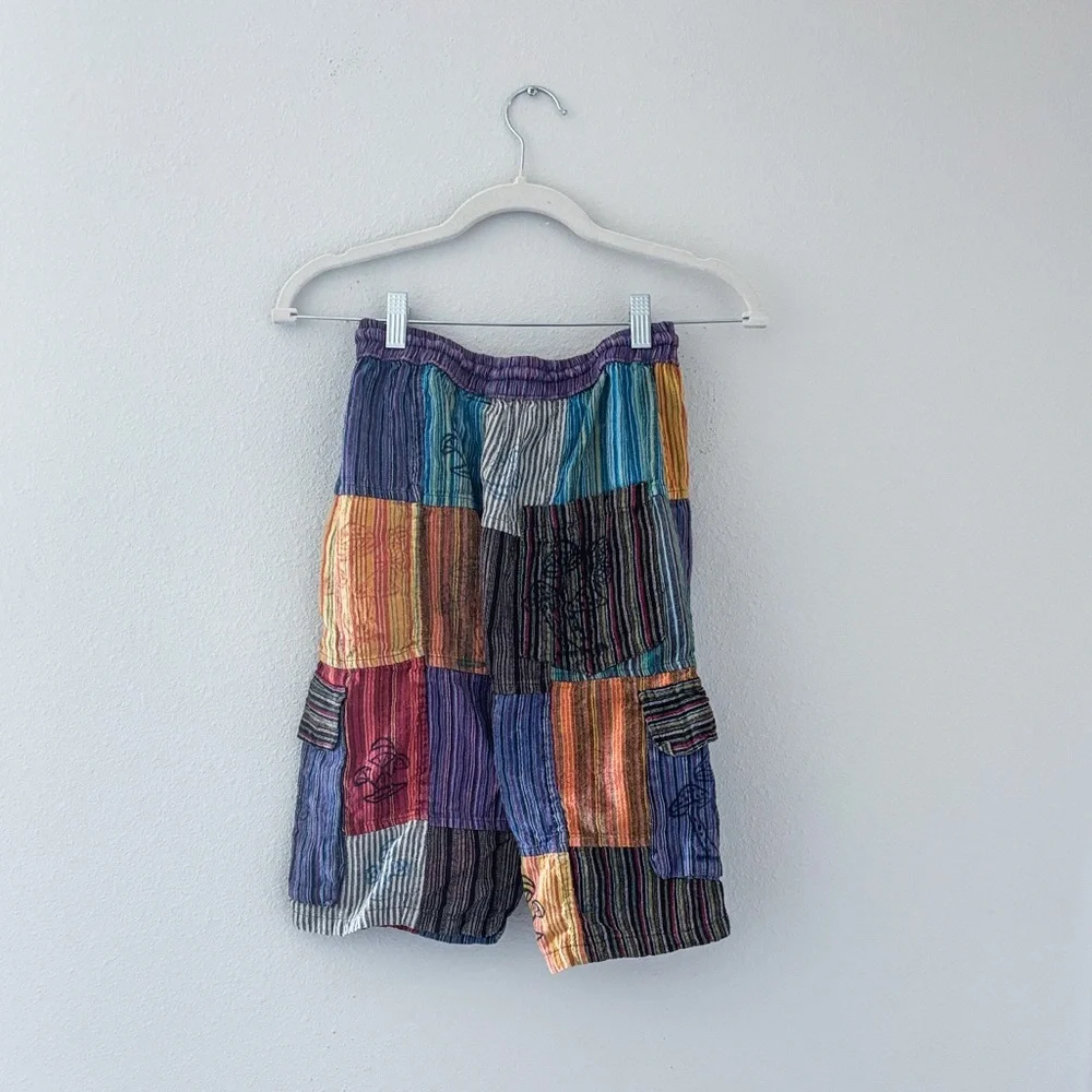 Rising International | Patchwork Shorts - Picture 2 of 4